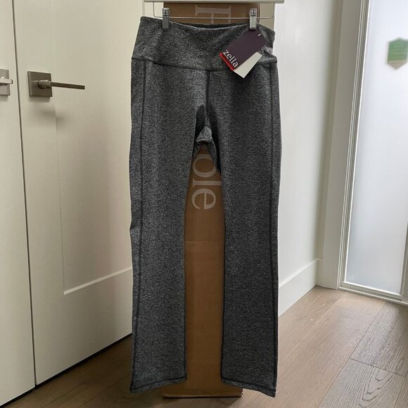 Zella Perform Activewear Slim Fit Leggings Heathered Graphite Grey Sz L NWT - Picture 2 of 11